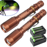 2 Lamparas Tacticas Led Súper Brillante De Alta Calidad