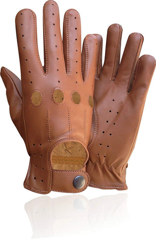 Guantes Piel Genuina Para Conducir En Moto Varios Colores