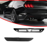 Par Cuartos Traseros Led Mustang Logo Pony