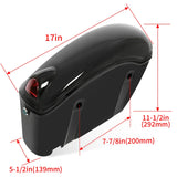 Maletero Moto + Alforjas Con Luz Honda Yamaha Suzuki Italika