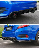 Lip Esquinero Splitter Trasero Civic 2016 Al 2020