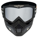 Gafas con mascara para motociclistas