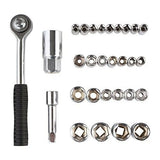 Juego de herramientas llaves y desarmadores para taller mecánico