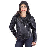 Chamarra cuero Viking Cycle de mujer