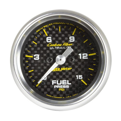 Medidor de presión de combustible 0 a 15 psi 2-1 / 16 "eléctrica