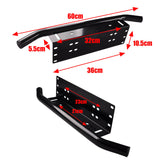 soporte de placa montaje universal delantero para autos