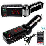 Transmisor Fm bluetooth cargador dual USB