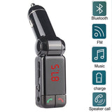 Transmisor Fm bluetooth cargador dual USB