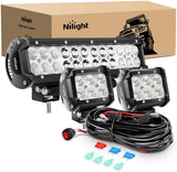 Kit De Barra Luz Led 12 Pulgadas 72w