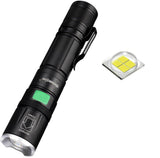 Lampara Tactica Led Recargable Para Uso Exteriores