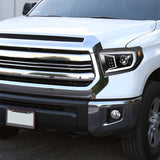 Faros Led Fondo Negro Toyota Tundra 2014-2020