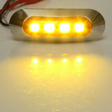 Luces Led Ovaladas Para Trailer Pickup Suv