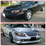 Par de faros fondo negro Honda Accord 1998-2002