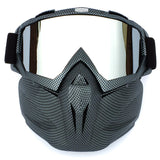 Mascara De Proteccion Con Goggles Para Moto