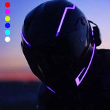 par de luces led para casco de motocicleta