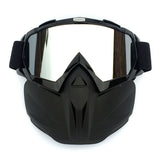 Mascara De Proteccion Con Goggles Para Moto