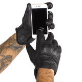 GUANTES DE CUERO PARA MOTOCICLISTAS VIKING CYCLE