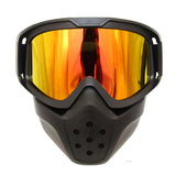 Gafas con Mascara de Protección para Moto