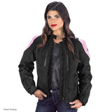 Chaqueta textil de moto ironborn para mujer