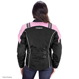Chaqueta textil de moto ironborn para mujer