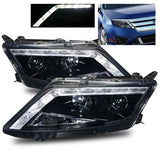 Faros Ford Fusión con lupa tipo LED 2010-2012