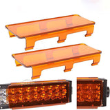 Micas cubierta color ambar para barras LED