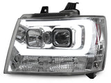 Faros Chevrolet Tahoe 07-14 ojo de angel