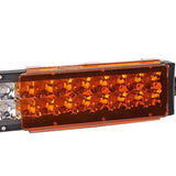 Cubiertas de color Ambar para barras LED