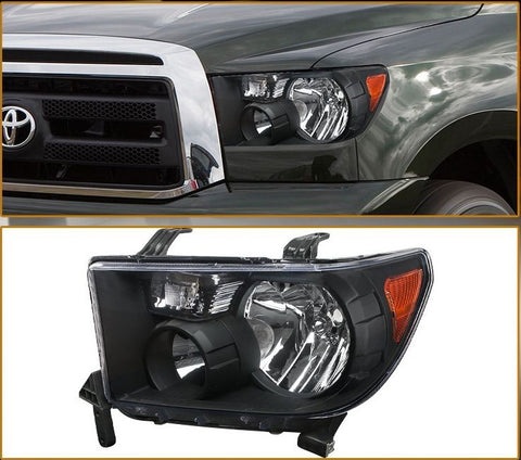 Faros negros Toyota Tundra 2007-2013