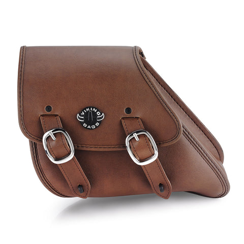 Viking Alforjas Color Café lado izquierdo