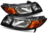 Faros fondo negro Honda Civic Coupe 2006-2011