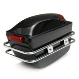 Alforjas rígidas con luces para motocicleta