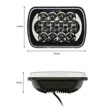 Faros led 105W 7X6" para jeep Wrangler YJ 1987-1995