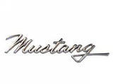Emblema Script Ford Mustang 1968 Cromado