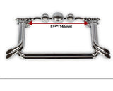 HARLEY DAVIDSON 3D PORTA PLACAS CROMADO