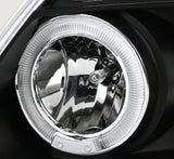 Faros ojo de ángel  fondo negro Ford F150 1997-2003