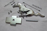 Emblema Ford Mustang Pony Plateado